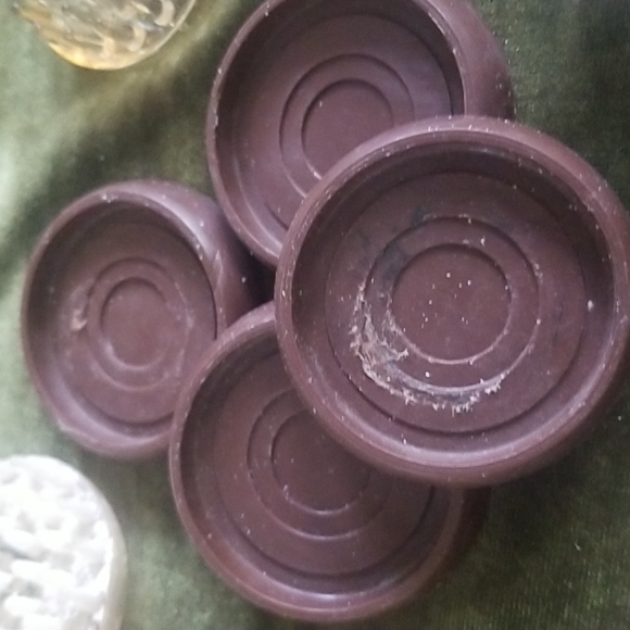 Lot of 20 vintage furniture floor protectors - Picture 5 of 8